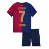 Barcelona Ferran Torres #7 Heimtrikot 2024-25 Kurzarm (+ kurze hosen)